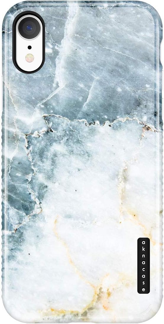 iPhone XR Case Marble, Akna Sili-Tastic Series High Impact Silicon Cover with Full HD+ Graphics for iPhone XR (101670-U.S)