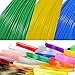 HIFRESH 3D Pen Filament Refills (30Colors, Each 10ft, Total 300ft), PLA 3D Printing Filament 1.75mm, Not-Toxic, 3D Printing Pen
