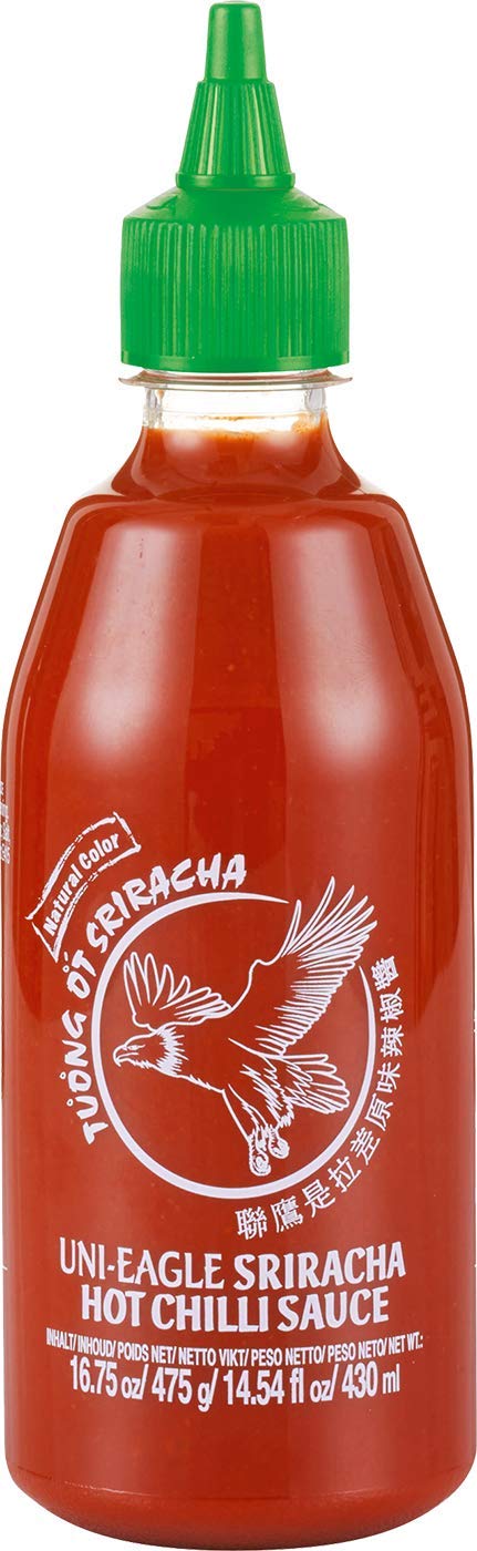 Uni Eagle Chili Sauce Sriracha Scharf Hot Sauce Mit Chilies Knoblauch Ohne Geschmacksverstarker 1 X 475g Amazon De Lebensmittel Getranke