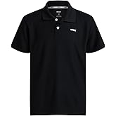 DKNY Boys Polo Shirt - Performance Golf Polo with Moisture Wicking Fabric, Short Sleeve Boys Golf Shirts (Sizes: 8-20)