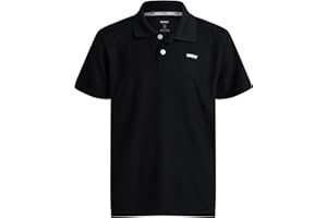 DKNY Boys Polo Shirt - Performance Golf Polo with Moisture Wicking Fabric, Short Sleeve Boys Golf Shirts (Sizes: 8-20)