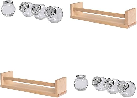 Amazon Com Two 2 Spice Jar 4pk By Rajtan And Two 2 Spice Rack
