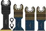 XXGO 4 Pcs Bi Metal Titanium Oscillating Multitool Blades XG5204U
