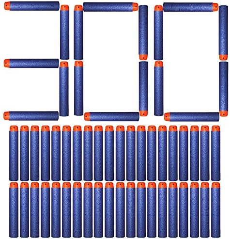 Nerf Compatible Foam Toy Darts , Premium Refill Bullets For N-Strike Guns, Universal Mega Pack, Firm and Safe Nerf Compatible Accessories,300-Pieces Set,