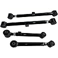 BST BSSP 4PCS Set Adjustable Rear Lower&Upper Control Arms 0-6” Lift Suspension Assembly Kit Compatible with 2009-2024 RAM 1500 for 2020-2024 Jeep Gladiator Custom 0-6” of Lift Heavy Duty