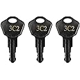 Sentry Safe Replacement Keys Model 1100-Codes 3A2 for Sentry Safe Key (Key 3C2)(3 Pcs)