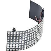 WESIRI 8x32 LED Matrix 256 Pixels WS2812B Digital Flexible LED Panel Individually Addressable Full Dream Color DC5V
