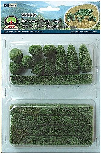O Boxwood Plants, Large (20) by JTT Scenery