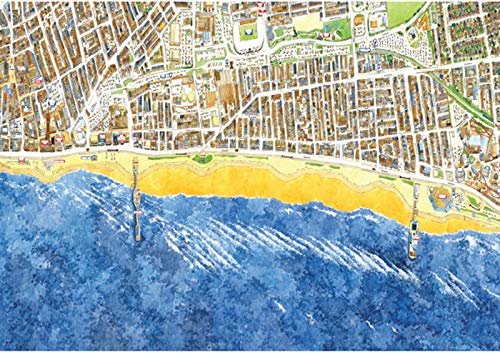 The Happy Puzzle Company - Jigraphy Cityscapes Blackpool 400 Pieces - Jigsaw Puzzles for Adults 400