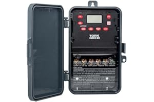 NSI EWZ120 Series EWZ Tork Multipurpose Control Astronomic 7 Day Time Switch, 120-277 VAC Input Supply, 1 Channel, SPDT Output Dry Contact, #8 - #16 AWG