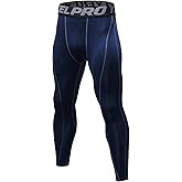 Queerier Compression Pants Men Workout Running Tights Athletic Leggings for Basketball Football Sports Yoga Bottom