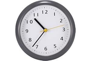 AOZBZ Shower Clock - Waterproof Bathroom Clock with Suction Cup Wall Mount Battery Operated Small Clock for Bathroom, Toilet, Kitchen (Large)