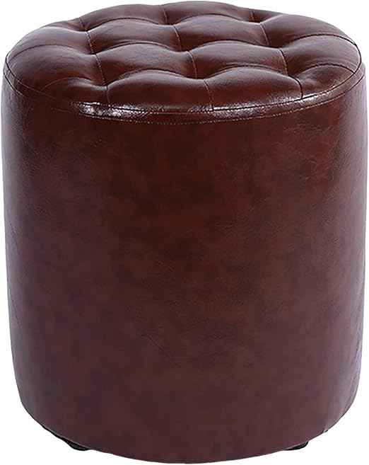 SHBV Reposapiés Taburete De Banco De Zapatos Otomano,Cuero Falso