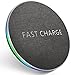 GETIHU Wireless Fast Charger QC2.0/3.0 Qi Phone Charging Pad Textured Pattern Enabled Charge Station Compatible with Smartphone iPhone X 8 Samsung Galaxy S8 Plus Note 8 5 S7 S6 Edge