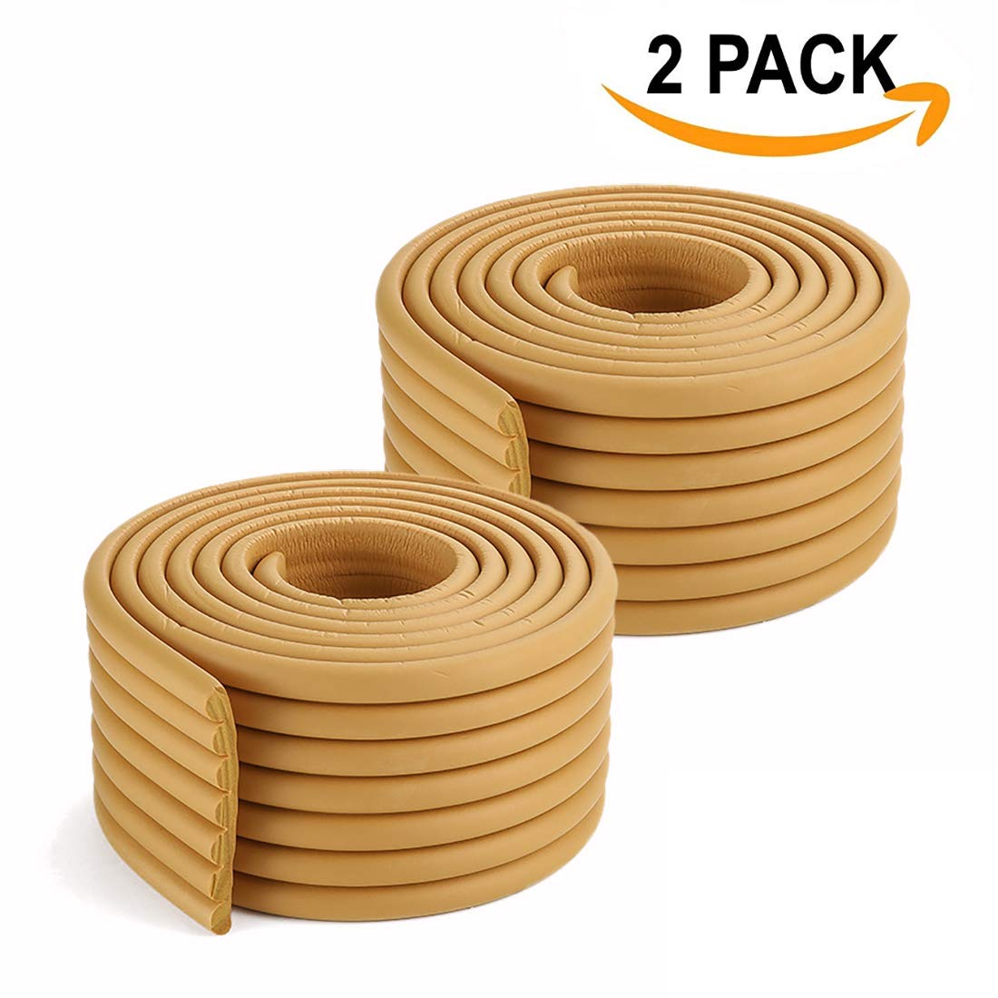 HROUEN 2 Pack Baby Proofing Edge & Corner Guards 6.5ft