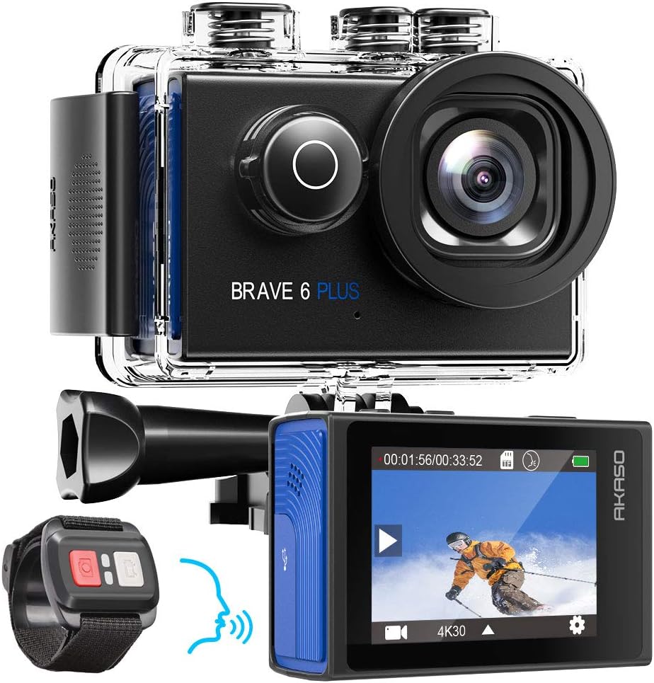 AKASO Action Cam 4K/30fps Action Kamera 20MP WiFi Amazon.de Kamera
