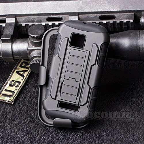 For Nokia Lumia 610 Case, Cocomii Robot Armor NEW [Heavy Duty] Premium Belt Clip Holster Kickstand Shockproof Hard Bumper Shell [Military Defender] Full Body Dual Layer Rugged Cover (Black)