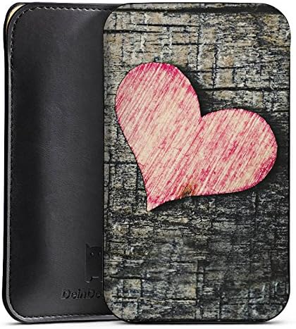 Sharp Aquos Xx2 mini Sleeve Bag Cover - Herzchen Holz