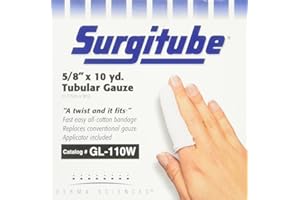 JAROFUREL Derma Sciences Surgitube GL110W Tubular Bandage 5/8 in. x 10 yds. Size 1 (Box of 1)