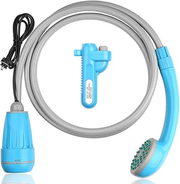 Amazon Innhom ポータブル キャンプ シャワー キャンプ シャワー ポンプ 電動 ポータブル アウトドア シャワー 充電式 バッテリー 車 シガレット ライター Innhom シャワー