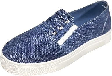 women's denim loafers