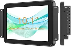 Senisway 10.1 Inch Industrial Touch Monitors 10 Points Embedded Open Frame Monitor 1280 x 800 @ 60Hz TFT LCD Suitable for kiosks, ATMs, Vending Machines