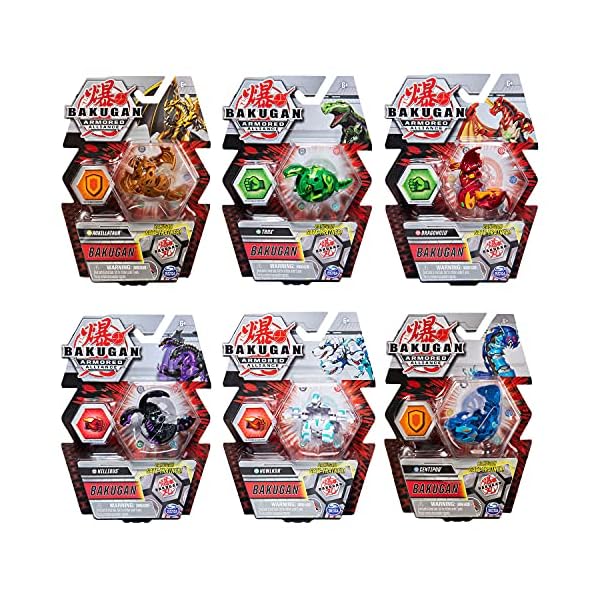 Bakugan-Season-2-Armored-Alliance-Core-Collectible-Action-Figure-and-Trading-Card-Styles-Vary BAKUGAN Fused Dragonoid x Tretorous, 5-cm Tall Armored Alliance Collectible Action Figure and Trading Card