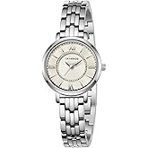 Bomieux Watches for Women, Small Dainty Gold Watch with Roman Numerals, Vintage Bracelet Ladies Watch with Stainless Steel Strap Quartz Analog Waterproof Wristwatch Removable Jewelry Clasp