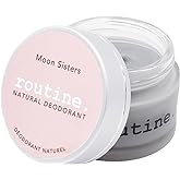 Routine. Natural Deodorant (2 Fluid Oz.) Moon Sisters | Aluminum Free Natural Deodorant for Women & Men | Rose, Neroli, Lavender & Vetiver (Cream Jar Formula)