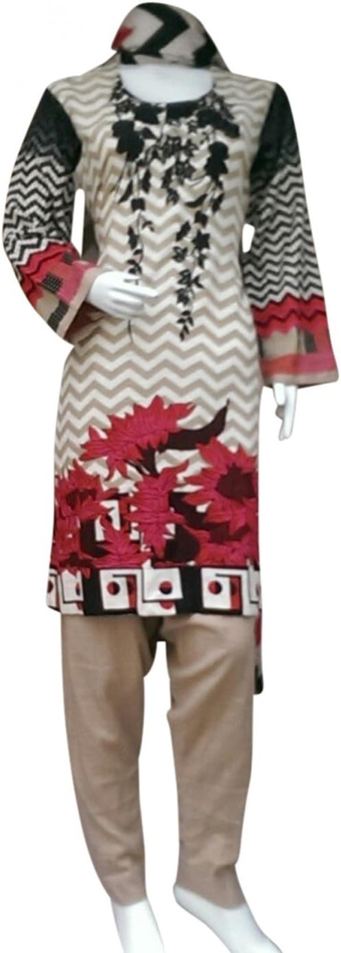 Size M Khadar Winter Wear Embroidered Readymade 3 Piece Hand Stitched Pakistani Indian Asian Suit