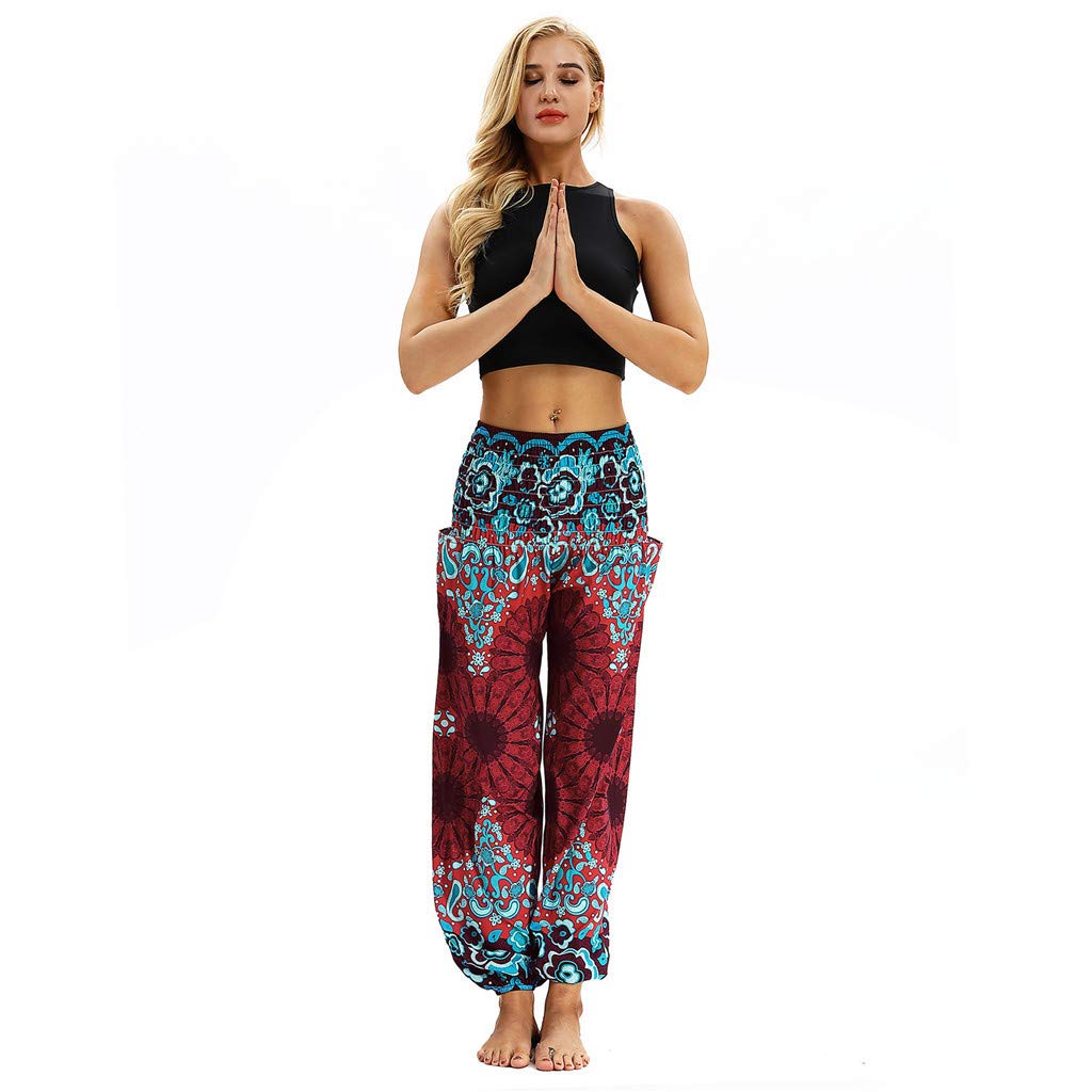 Harem Pants Pantaloni Sportivi da Donna 2019 Nuovi Pantaloni Lunghi Colorati  Larghi Yoga Dancing Pantaloni Harem Yoga Modelli Indiani e tailandesi  Zarupeng Illuminazione urban-earth.co.uk