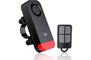 AMHEY 120db Anti Theft Alarm for Bike Motorcycle Ebikes Electric Scooter Bicycle: Car Motion Sensor Alarms with Control Remote Auto Anti Theft Device Security System Accessories