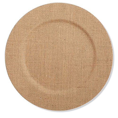 Burlap Charger Plates. Mud Pie Burlap Covered Dinner Plate Charger