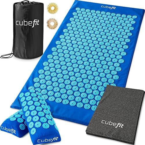 CubeFit Acupressure Mat & Essentials Kit, XL Accupressure Body Mat