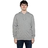 Cottonhood Lightweight Jersey Zip Hoodie for Men – Full Zip Casual Cotton Hoodie, Soft Long Sleeve