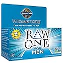 Garden of Life Multivitamin for Men - Vitamin Code Raw One Whole Food Vitamin Supplement with Probiotics, Vegetarian, 75 Capsules