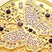 Birthday Butterfly Gifts For Women / 24K Gold Electroplate Makeup Vanity Mirror By Jinvun/Stunning Folding Mirror With Magnification For Applying Make-Up, Eye Shadow & More/Pocket Cosmetic Mirror
