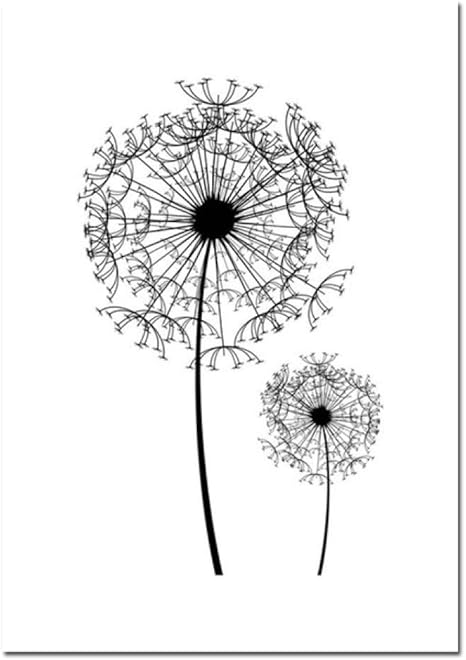 wsydd Wandkunst Leinwand Poster Schwarz Weiß Minimalistischen Druck