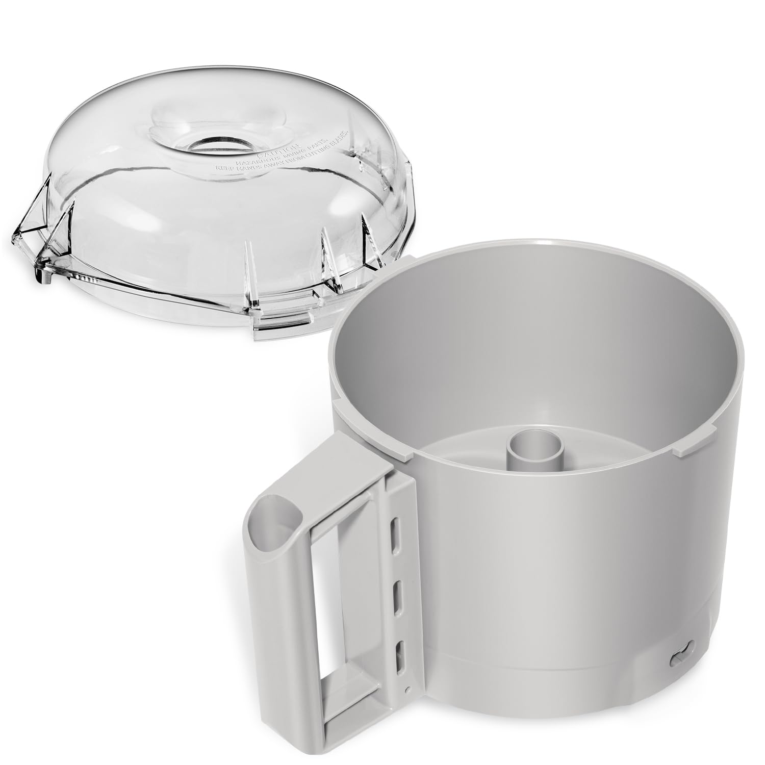 Photo 1 of 106458S Lid and 112204S Gray Bowl Combo for Robot Coupe R2 Series, 3-Quart Replacement Set