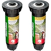 5 Pack) Rainbird 1804 Series Pop-Up Spray Head With Seal-A-Matic And Pressure Regulator Without Nozzle, 4