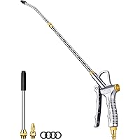 JASTIND Upgrade Air Blow Gun with 27 Inches Extension, Metal Body, Globe Valve, Air Blow Guns, Air Blow Gun