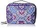 Vera Bradley Women's Cotton Large Blush & Brush Makeup Organizer Case, Lilac Tapestry, One Size