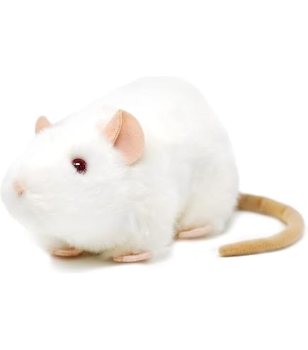 thumbnail image 2 of GIANT MICROBES White Lab Mouse Plush Keychain – Learn About 2 of 14