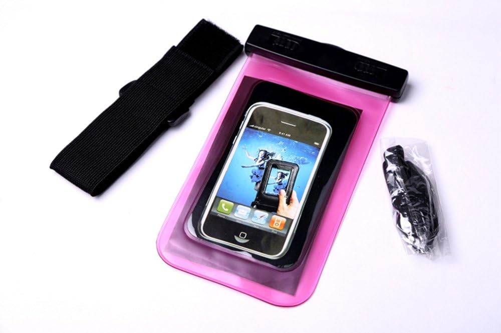 Ajtech Waterproof Case Bag for Outdoor Activities - For Iphone 6,5s,5;galaxy S6,s4,s3;htc One X,galaxy Note 3,note 2;lg G2 - Protect Phone From Water,sand,dust and Dirt - Ipx8 Certified to 100 Feet