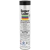Super Lube Synthetic Grease, NLGI 2, 3 oz Tube, Translucent White, Prevent Corrosion