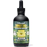 Life Cykel - Turkey Tail Mushroom Liquid Extract with Kakadu Plum - Immune Support & Digestive Health Prebiotic Supplement, Non GMO (4 Fl Oz (Pack of 1))