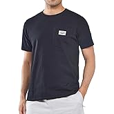 NORTHYARD Men's Cotton Shirts Heavyweight Short Sleeve Casual T-Shirts with Chest Pocket Work Wear