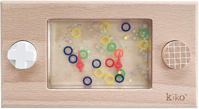 Amazon Kiko キコ Wakka ワッカ ウォータートイ ウォーターゲーム 木製玩具 木のおもちゃ 輪投げ ピンク おもちゃ雑貨 おもちゃ