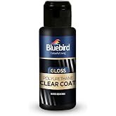 Bluebird Polyurethane Clear Coat for Furniture, Paintings, Water-Based Professional Varnish (Gloss, 3.4 Fl Oz)