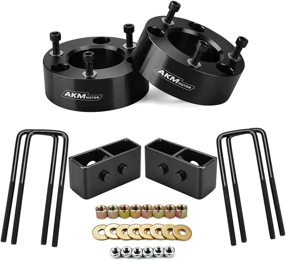 Amazon Com Akm F150 Lift Kit 3 Front And 2 Rear Leveling Lift Kit For 04 18 Ford F150 4wd 2wd Automotive